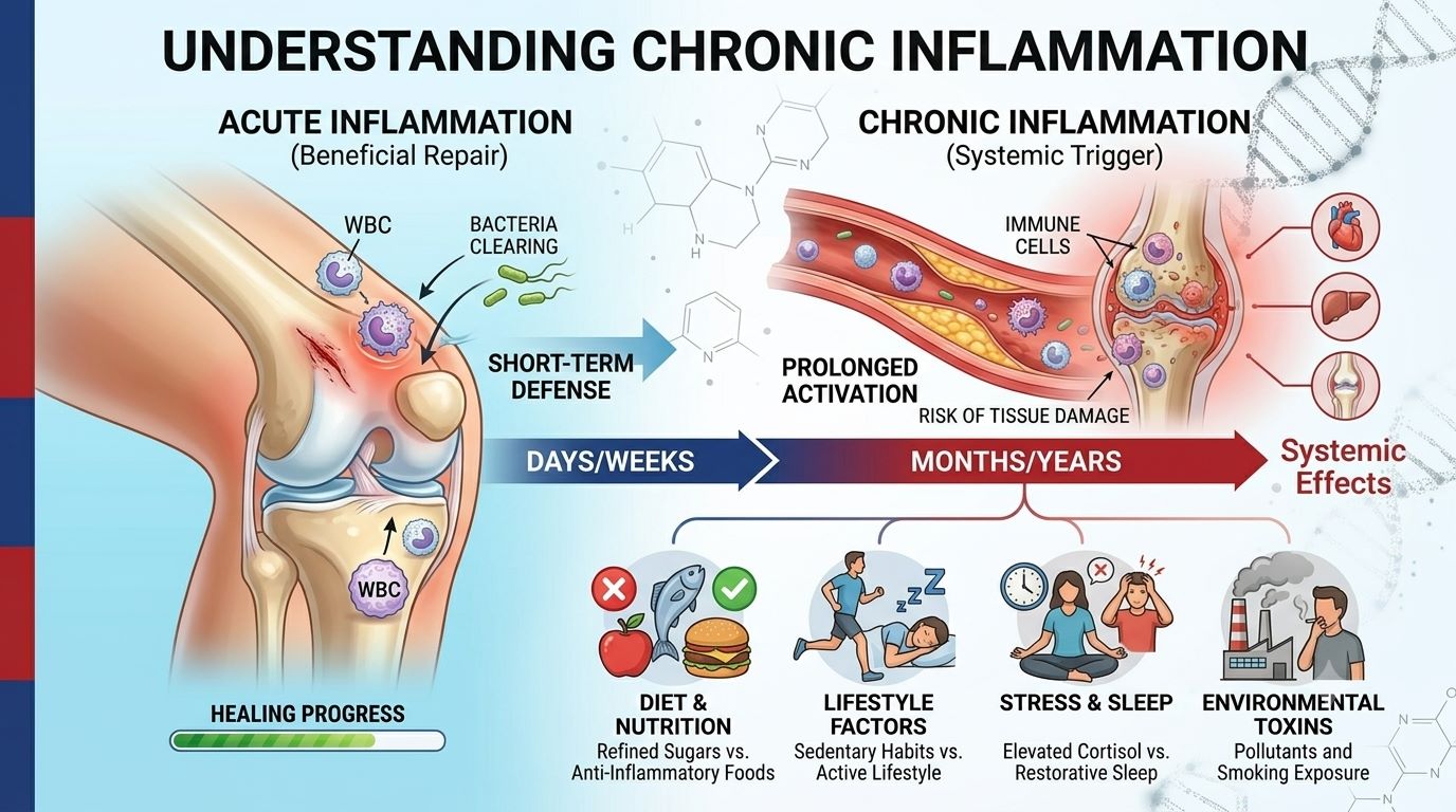 Understanding Chronic Inflammation: The Hidden Trigger Behind Modern Health Conditions